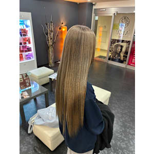 ミルクティーカラー - AIZU 渋沢 白髪ぼかし ハイライト 髪質改善【アイズ シブサワ シラガボカシ ハイライト カミシツカイゼン】掲載中