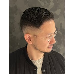 サイドパート×スキンフェード - ヒロ銀座バーバーショップ難波店【ヒロギンザバーバーショップナンバテン】掲載中