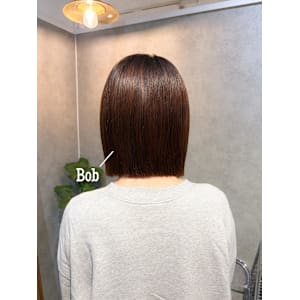 〇酸性縮毛矯正で叶うタイトめ切りっぱなしボブ - marju銀座【マージュギンザ】掲載中