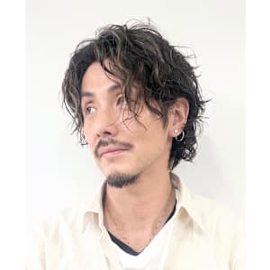 メンズパーマ　ミディアム - Beauty Salon JYACK【ビューティーサロンジャック】掲載中