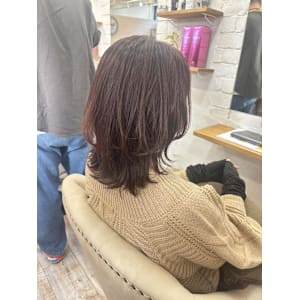 大人かわいい/ウルフカット/レッド - latte hair lemie【ラテ ヘア レミエ】掲載中
