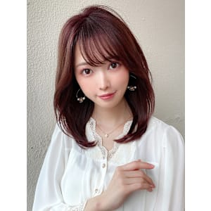 ワンカールで決まる！ピンクブラウンで大人可愛い人気ヘア！