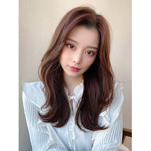 かきあげヘアで作る韓国風オンニヘア！