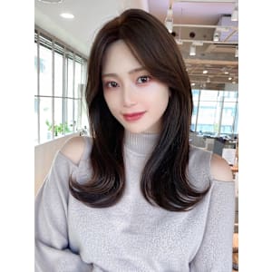 かきあげ前髪とココアブラウン！韓国巻きでゆったり可愛いヘア - AFLOAT/L 大阪 (旧：LallYou 大阪)【アフロート エル オオサカ】掲載中