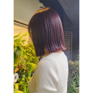 艶深ピンクラベンダーボブ - HAIR&HEADSPA SQUARE＊UNO HAKATA【ヘアアンドヘッドスパ スクエアウーノ ハカタ】掲載中