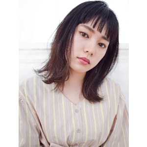 黒髪くびれセミディ×透けバング - EnBlesS【エンブレス】掲載中