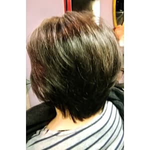 自然なショートスタイル、カット＋白髪ぼかしカラー - pm hair【ピーエムヘアー】掲載中