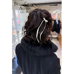 へアセット - BELLE GROW ALPHA HAIR&NAIL【ベルグローアルファヘアアンドネイル】掲載中