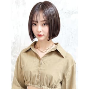 美髪オリーブグレーワンレンボブストレートp1　脱白髪染め - COVER HAIR bliss 【カバー ヘア ブリス】川口/ららテラス川口東口駅前店【カバー ヘア ブリス カワグチララテラスカワグチヒガシグチエキマエテン】掲載中