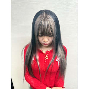 セクションカラー　デザインカラー　ケアブリーチカラー　ウルフ - Null 原宿店 デザインカラー/ダブルカラー【ヌルハラジュクテン デザインカラー ダブルカラー】掲載中