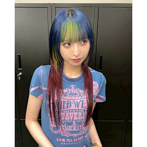 オーダーメイド　デザインカラー　ケアブリーチカラー　ウルフ - Null 原宿店 デザインカラー/ダブルカラー【ヌルハラジュクテン デザインカラー ダブルカラー】掲載中