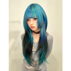 エンドカラー　デザインカラー　ケアブリーチカラー　ウルフ - Null 原宿店 デザインカラー/ダブルカラー【ヌルハラジュクテン デザインカラー ダブルカラー】掲載中