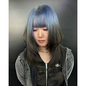 ルーツカラー　デザインカラー　ケアブリーチカラー　姫レイヤー - Null 表参道本店 デザインカラー/ダブルカラー【ヌル】掲載中