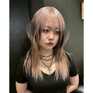 ルーツカラー　デザインカラー　ケアブリーチカラー　ウルフ - Null 表参道本店 デザインカラー/ダブルカラー【ヌル】掲載中