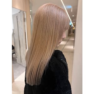 ブリーチカラーダブルカラーホワイトブロンドカラー金髪韓国 - BLUET【ブルーエ】掲載中