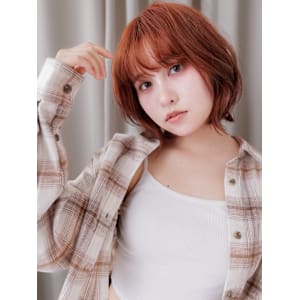 ボルドーカラー大人ガーリー小顔ゆるふわミディアム20代30代 - COVER HAIR bliss【カバーヘア ブリス】上尾/上尾西口店【カバーヘアブリス アゲオ アゲオニシグチテン】掲載中