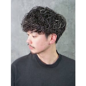 ショートマッシュ/波巻きパーマ〈理容室〉 - ヒロ銀座BARBER SHOP 秋葉原店【ヒロギンザバーバーショップ アキハバラテン】掲載中