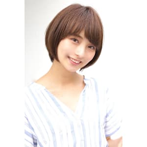 丸みが可愛い王道ショートボブ