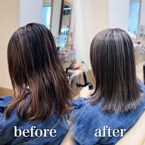 白髪ぼかし細めハイライト30代40代50代【藤沢　藤沢駅】 - Mira by KENJE【ミラバイケンジ】掲載中