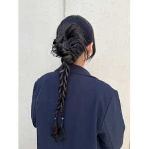 タイトカチモリ×編みおろしヘア - VISAGE plus【ヴィサージュ プラス】【ヴィサージュ プラス】掲載中