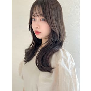 韓国風上品ヘア 小顔似合わせカット 薄めシースルーバング - LOUIMADNA栄【ルイマダーナ】掲載中
