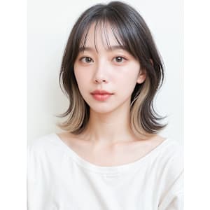 インナーカラーくびれミディアムレイヤーカットp1ミックスカラ - mod's hair【モッズヘア】上尾/上尾西口店【モッズヘア アゲオ アゲオニシグチテン】掲載中
