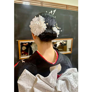 和装　成人式　シンプルお団子アップスタイル！ - ability hair【アビリティヘアー】掲載中