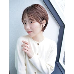 前髪あり耳掛けのショートヘアシースルーバング - NATSUYA【ナツヤ】掲載中