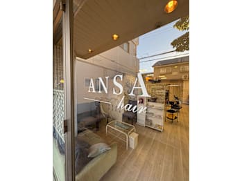 ANSA hair 伏見桃山店【アンサヘアー フシミモモヤマテン】(京都府京都市伏見区／美容室)
