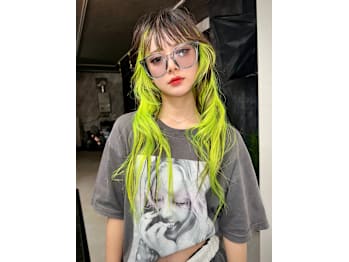 Palette 難波 ボブレイヤーカット/ウルフカット/ケアブリーチ/ダブルカラー(大阪府大阪市中央区)