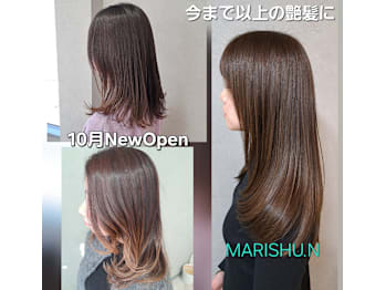 MARISHU．N 髪質改善/縮毛矯正【マリッシュ】【マリッシュ カミシツカイゼン シュクモウキョウセイ】(埼玉県さいたま市北区／美容室)
