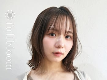 fullbloom hair&spa 東林間/髪質改善/白髪ぼかし/ヘッドスパ【フルブルーム ヘアアンドスパ ヒガシリンカンカミシツカイゼンシラガボカシヘッドスパ】(神奈川県相模原市南区／美容室)