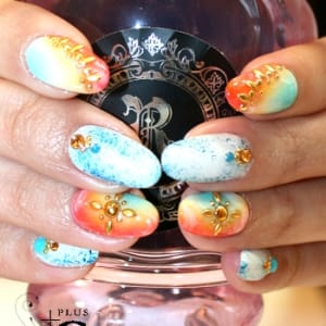 南国カラフルネイル | plusG(プラスジー)のネイルデザイン | ネイル