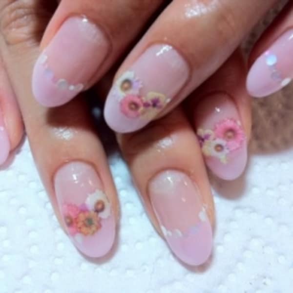 フラワーライン☆フレンチnail|7℃