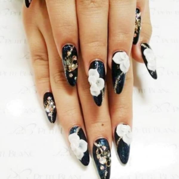 和柄スカルプネイル