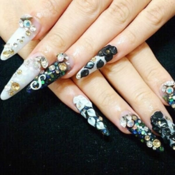 3Dフラワーネイル