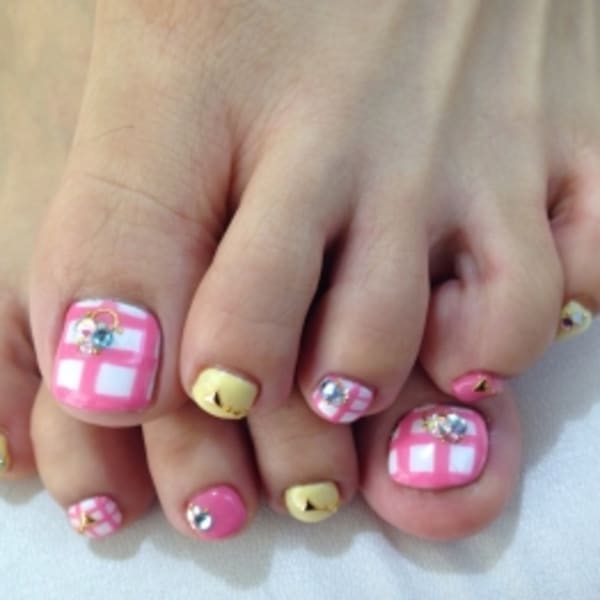 チェックFootNail☆