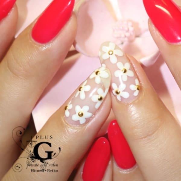 ラブリーレッドネイル