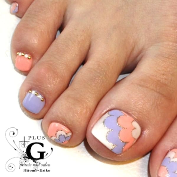 パステルフラワーフット