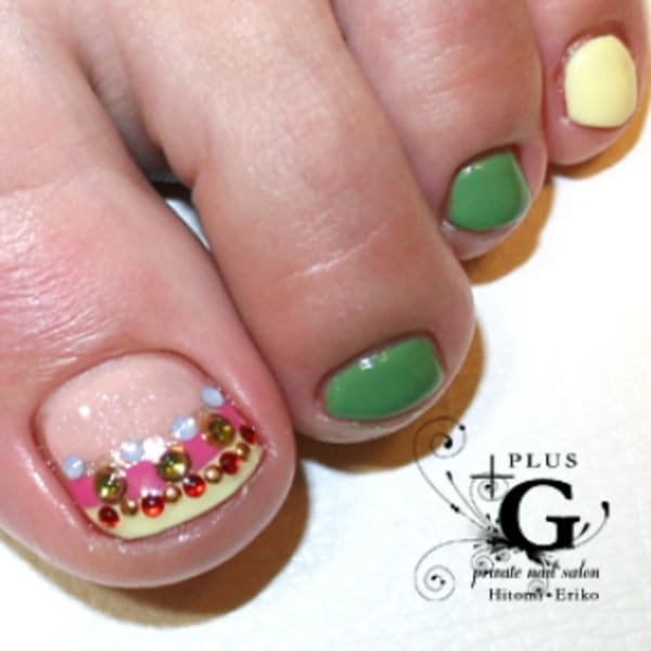 エスニックフレンチネイル