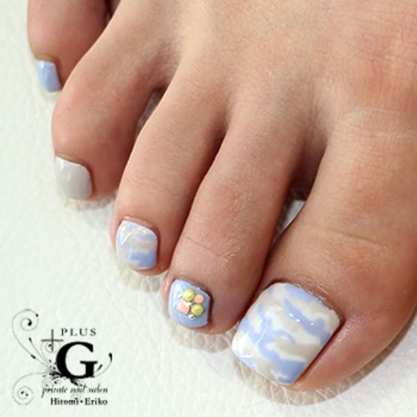 パステル迷彩フットーブルーバージョン