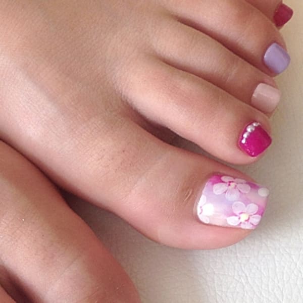 ラディアントオーキッドでブライダルフット