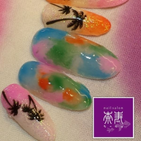 ヤシの木でハワイ気分!