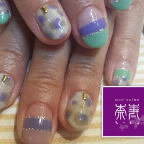 秋ネイルといえば!!レオパード!