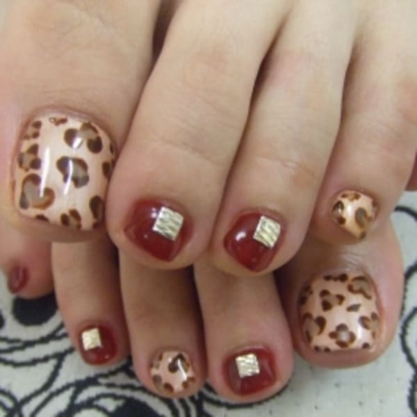 フットのオススメ順 アニマルのネイルデザイン 楽天ビューティ