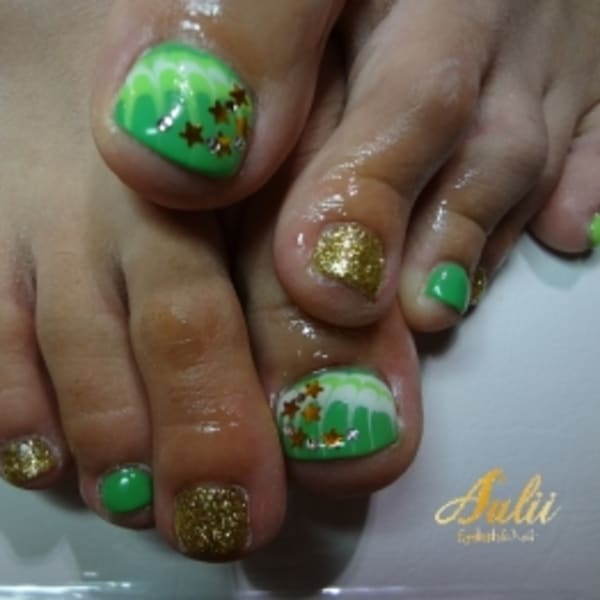 Foot/Greenピーコック