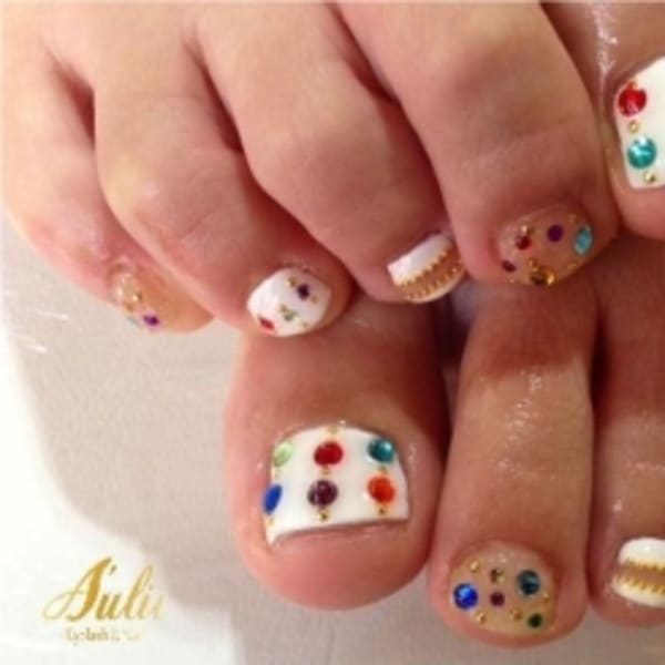 FootNail/宝石ネイル♪