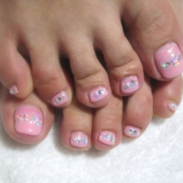 フット夏ネイル