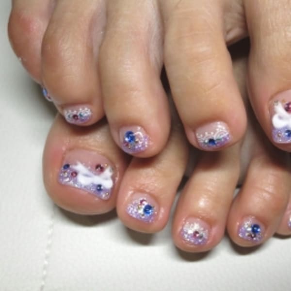 3Dリボン×レース