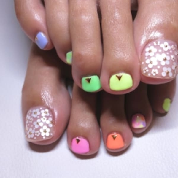 クリアフラワー&パステルネオン